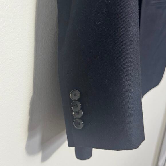 NWT Women's S Alex Mill Soho Blazer in Wool Navy Blue Classic Single Button - Picture 5 of 9